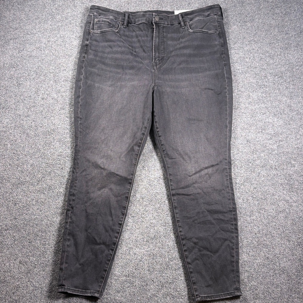 American Eagle Luxe Stretch Jegging Women 20 Short Black Super High Rise NEW